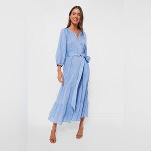 TUCKERNUCK Chambray Lyles Dress Size XS NWT Retail $228 Tuckernuck